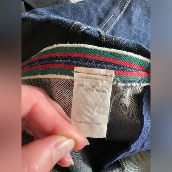 GUCCI vintage denim skirt 90s - Picture 10 of 10